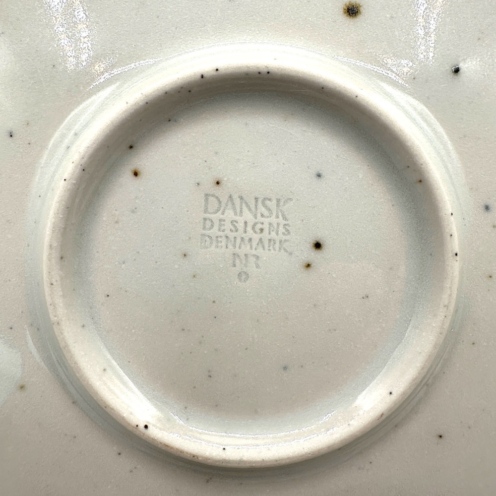 LAST ONES! 2 Dansk Salad Plates Brown Mist Whisper pattern. Vintage 80s - Picture 3 of 8